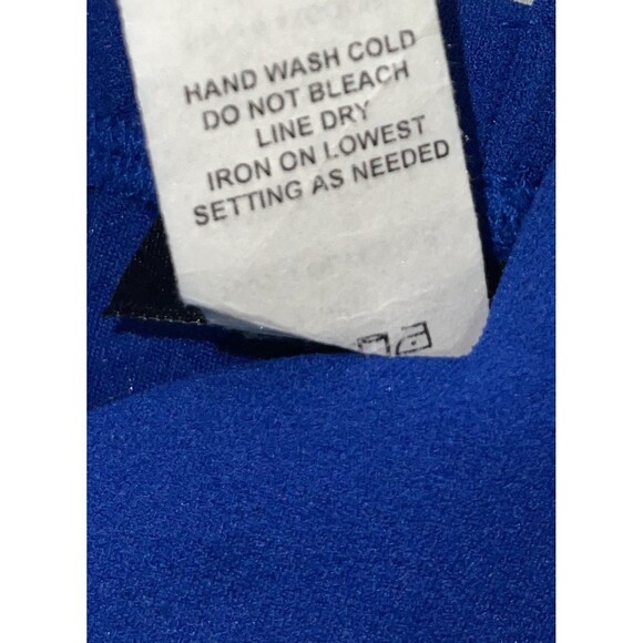 B Darling Dress Blue Scalloped Vneck Short Adjustable Strap Women’s 5/6 - Picture 3 of 9